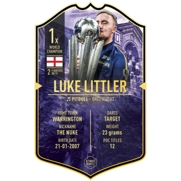 Ultimate Card Luke Littler 2025 | 37x25 cm
